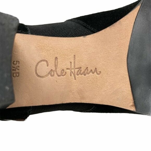Cole Haan Womens Ankle Boots Black Leather 5.5 - Picture 9 of 9